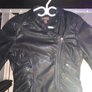 Black Danier Leather Jacket